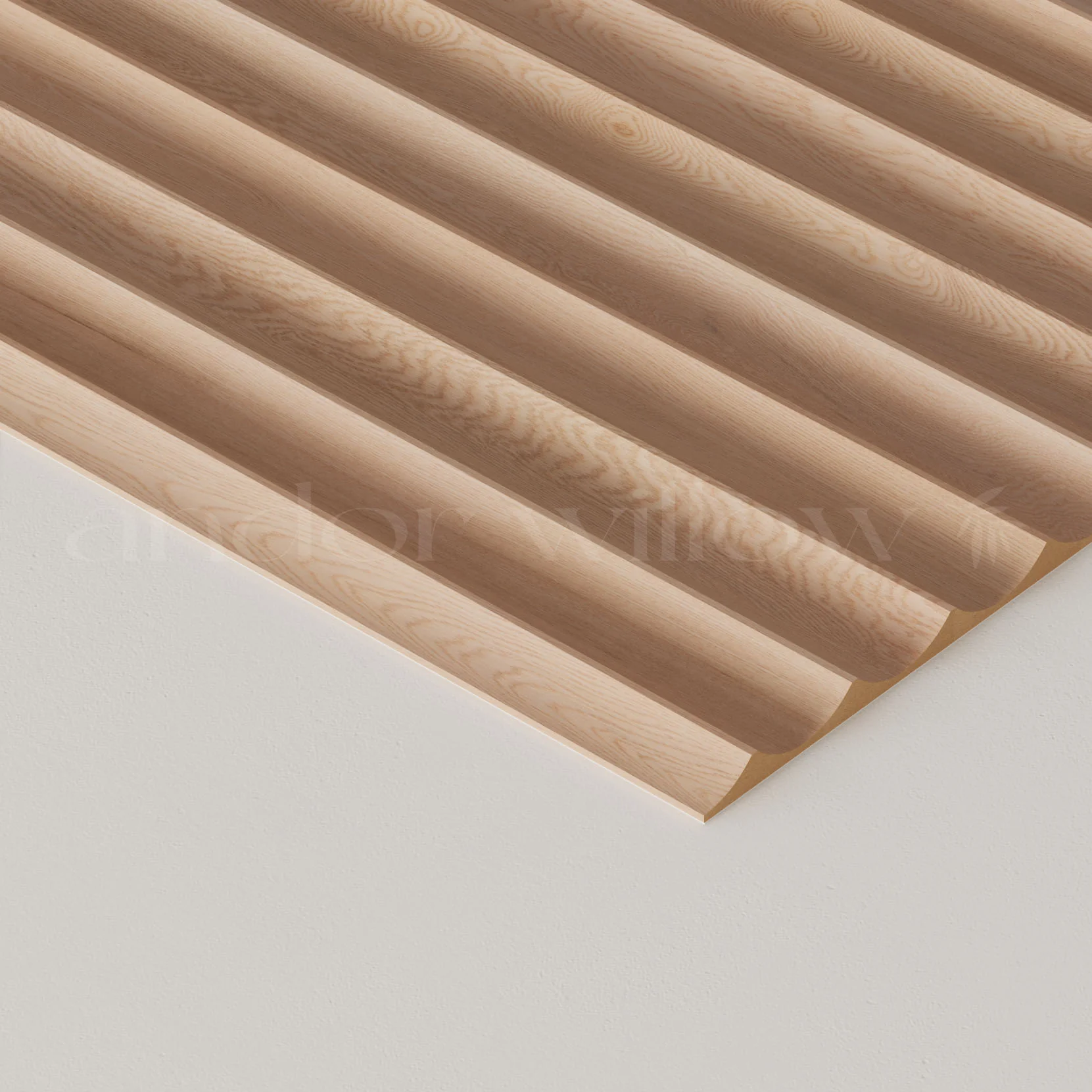 9' Height Wood Veneer Wall Panels