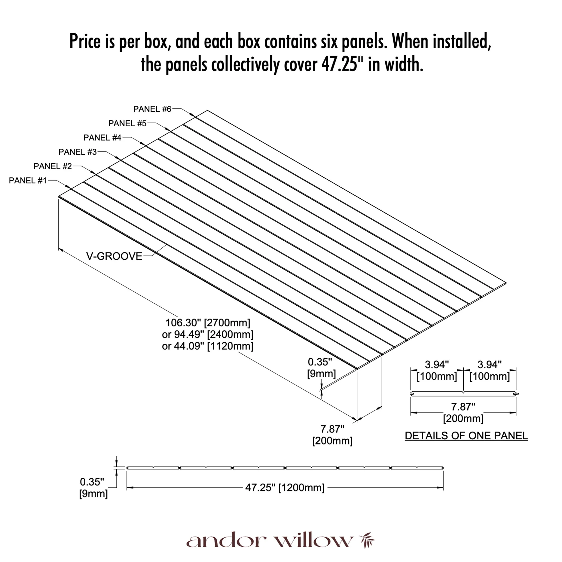 V-Groove Paintable Panels (Reversible) - Image 3