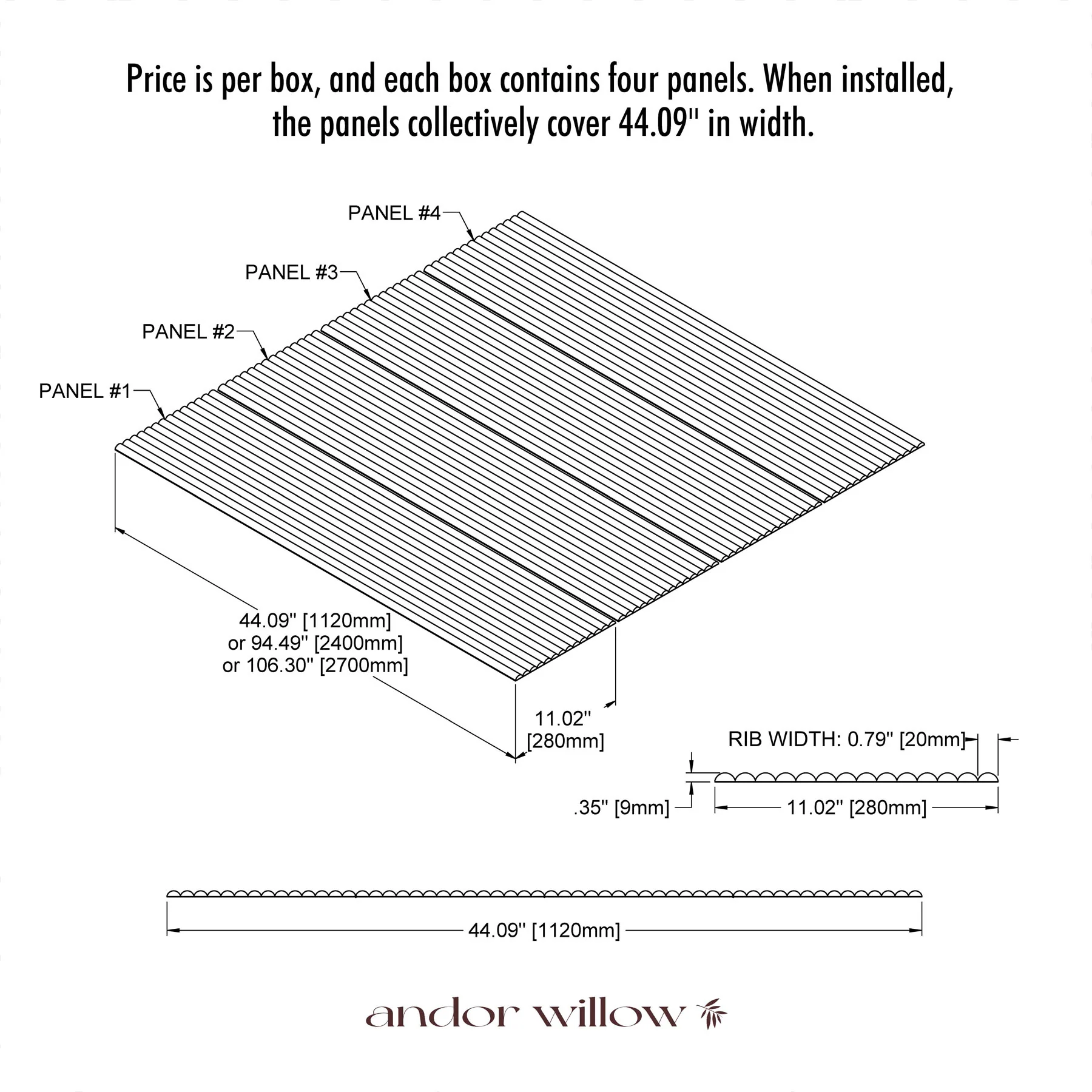 Flexible Ribbed Wood Panels - Image 4