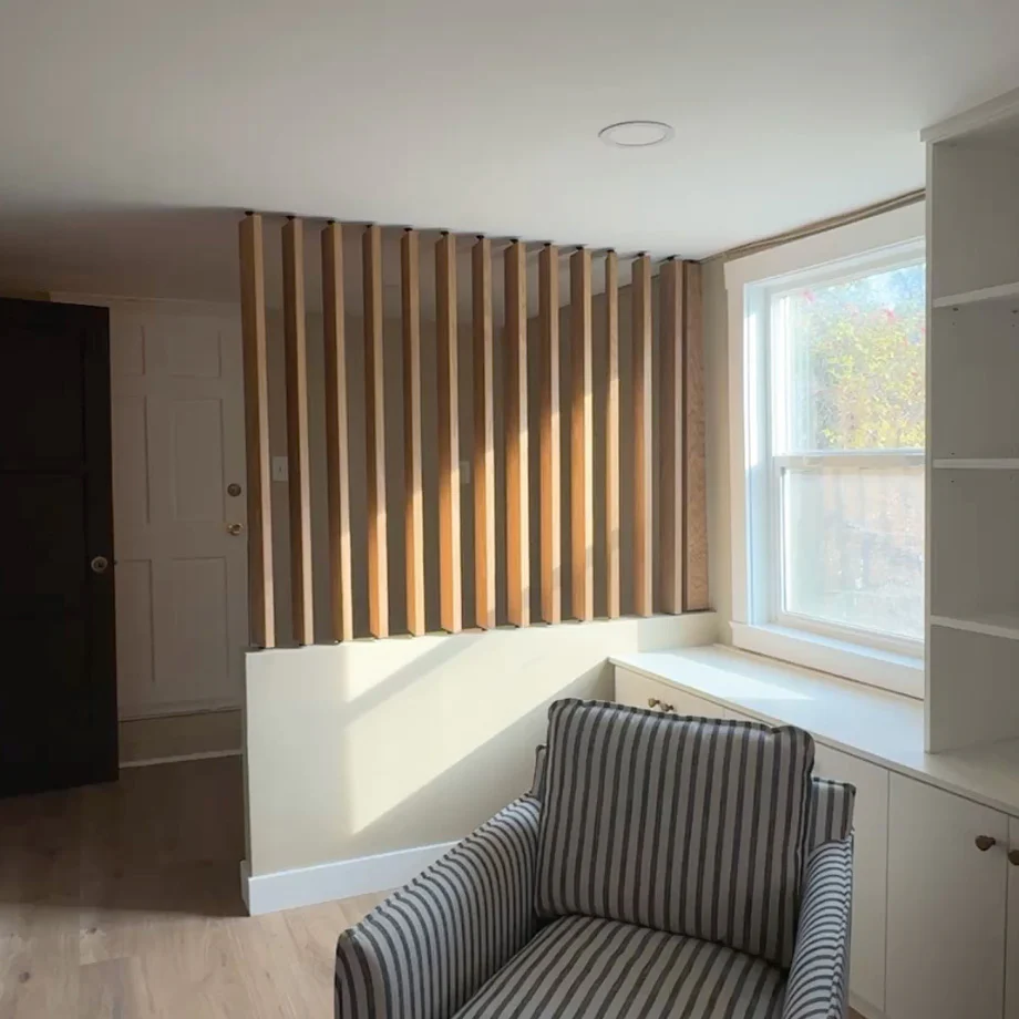 Wood Slat Room Divider - Image 7